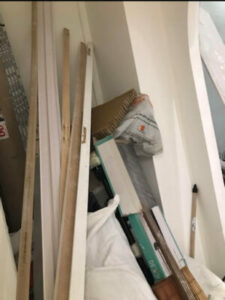 Intervention de débarras professionnel des encombrants de chantier dans un local commercial à Paris 3e-Image2